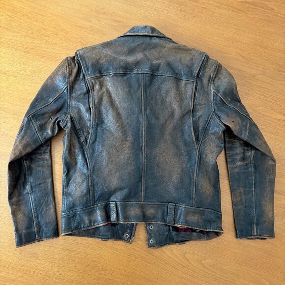 Polo Ralph Lauren Leather Moto Jacket - Picture 3 of 5
